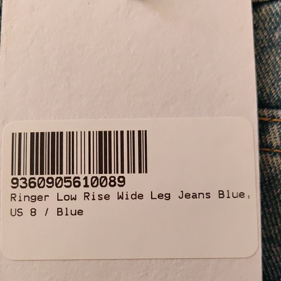 Classic Blue Wide-Leg Women Jeans - Picture 12 of 16